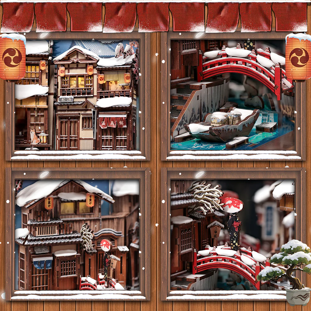 Kyoto Snow Whisper | DIY Book Nook Miniature Kit