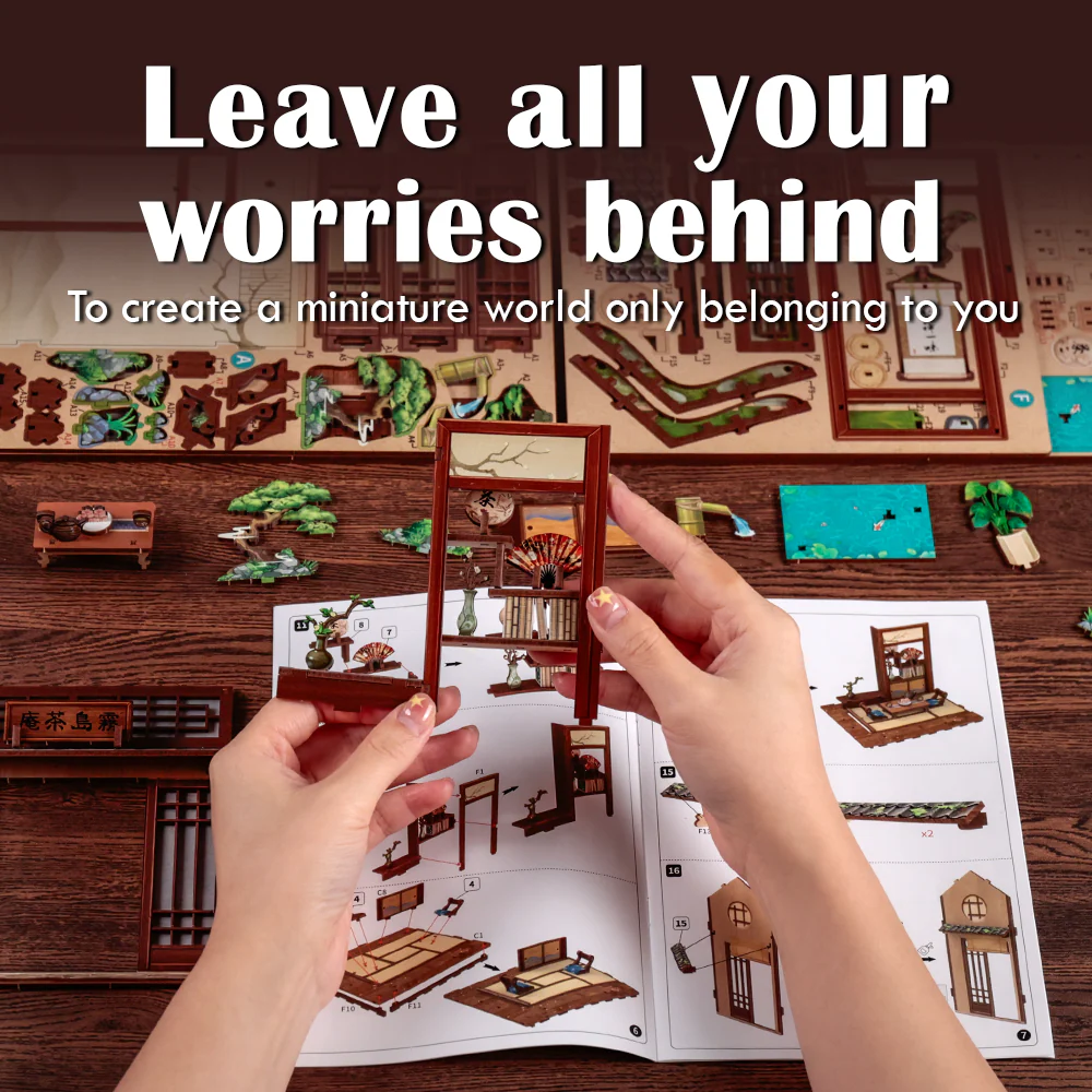 Kirishima Tea House | DIY Book Nook Miniature Kit