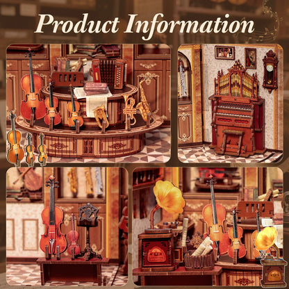 Bach Strings | DIY Book Nook Miniature Kit