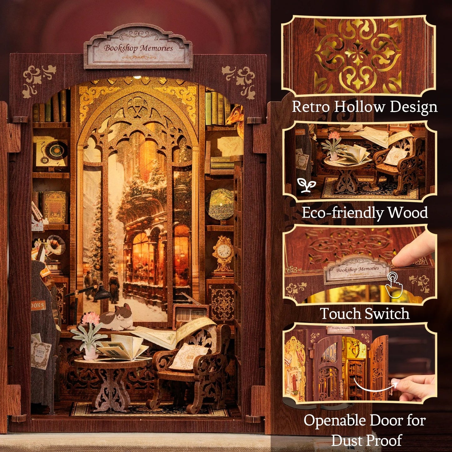 Bookshop Memories | DIY Book Nook Miniature Kit