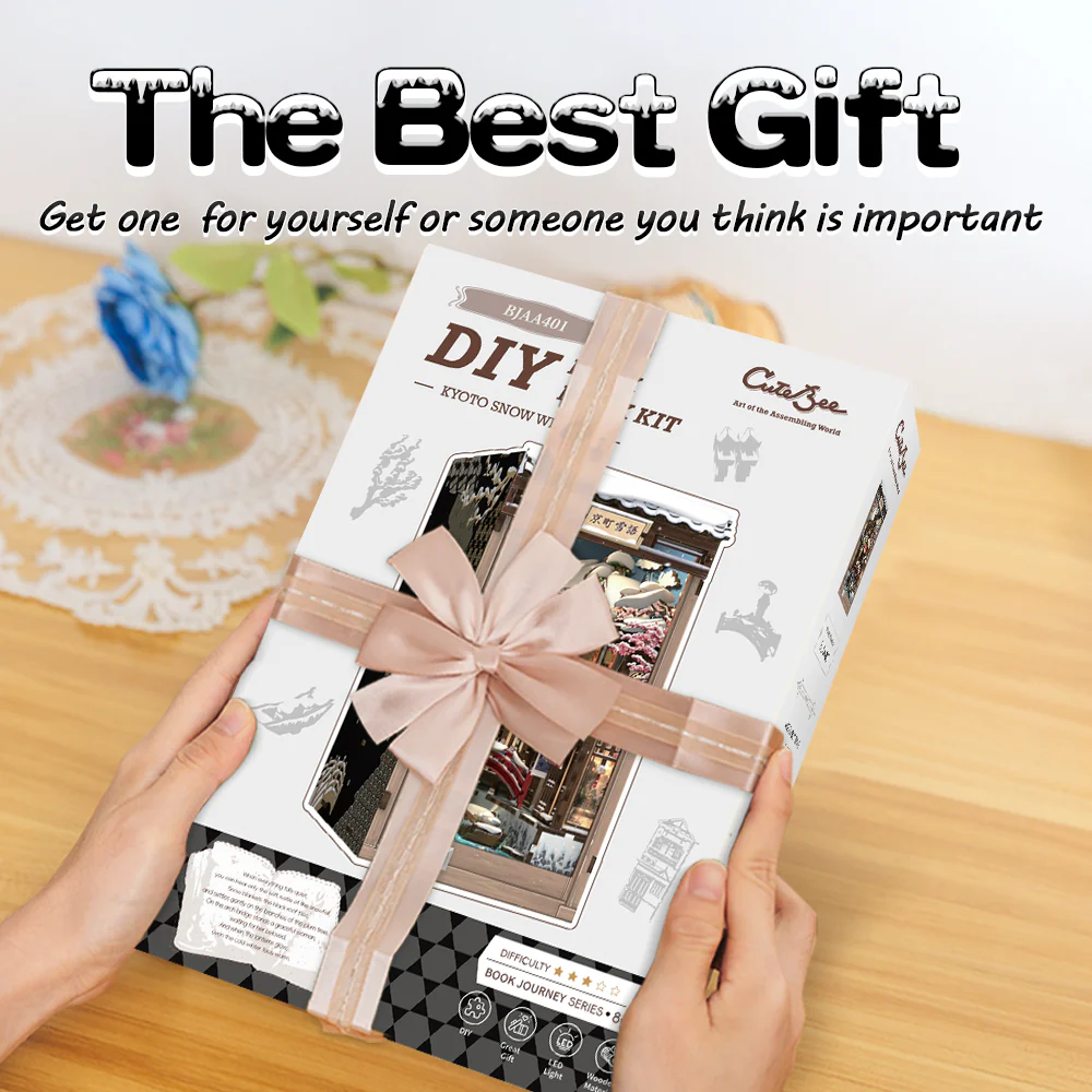 Kyoto Snow Whisper | DIY Book Nook Miniature Kit