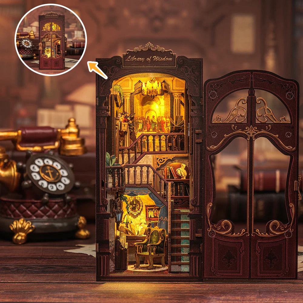 Library of Wisdom | DIY Book Nook Miniature Kit