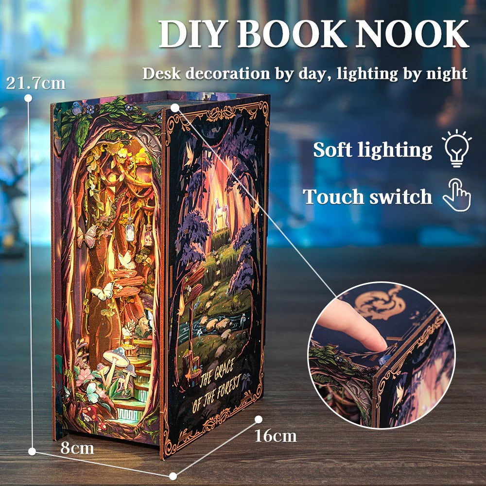 The Grace Of The Forest | DIY Book Nook Miniature Kit